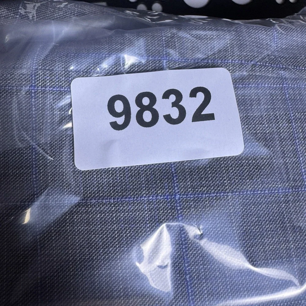 Psycho Bunny Sport Coat Blazer Mens 36R Windowpane Wool Canada 2 Button